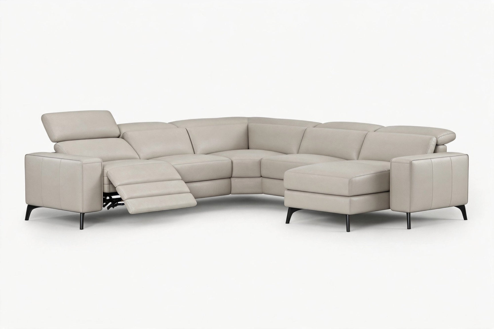 Esther Leather Corner Recliner Sectional Sofa