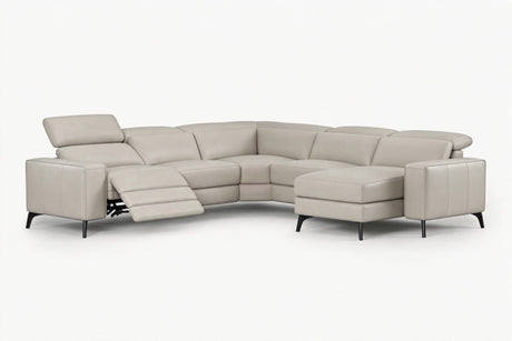 Esther Leather Corner Recliner Sectional Sofa