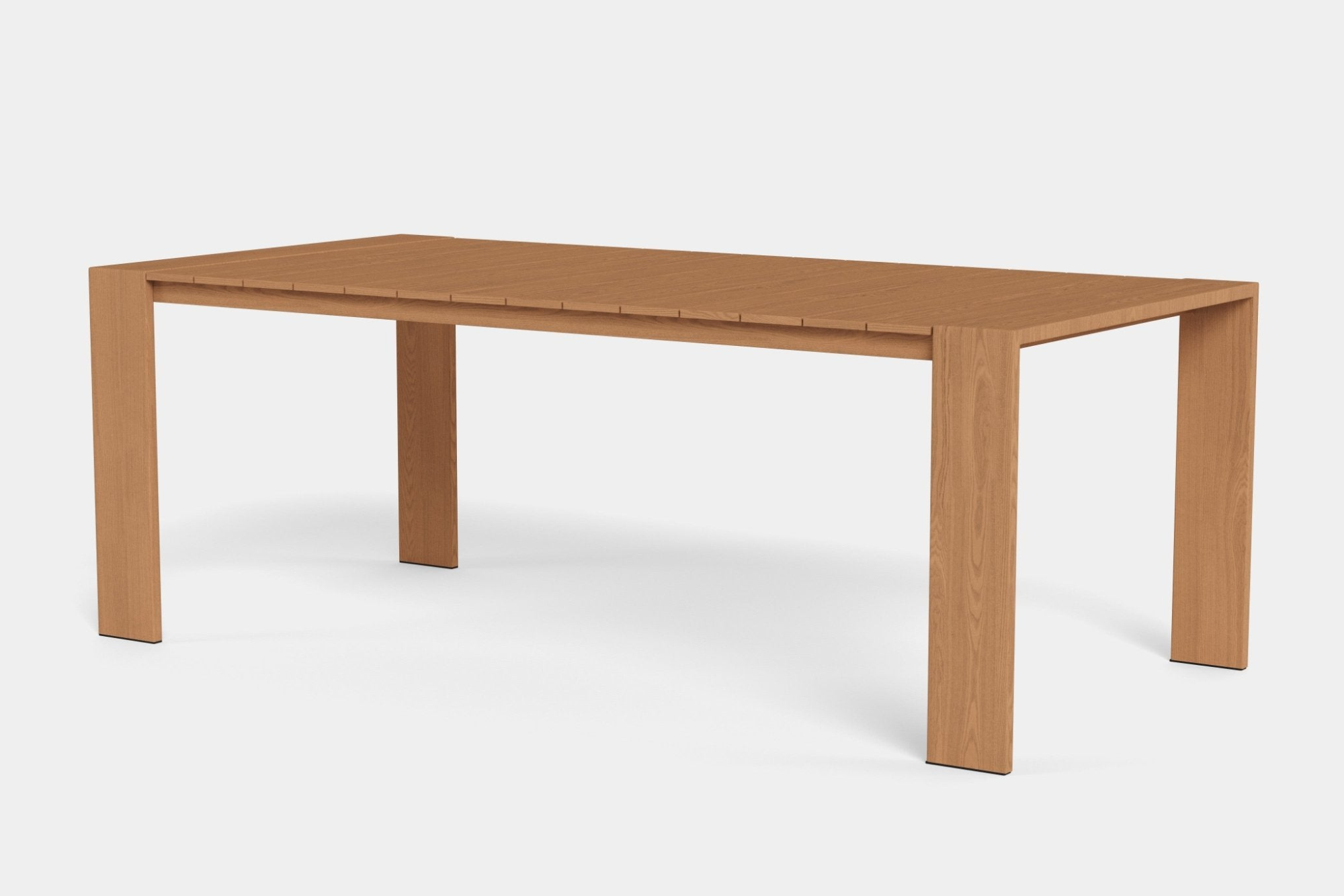 Valencia Ewan Teak 81" Outdoor Dining Table, Natural