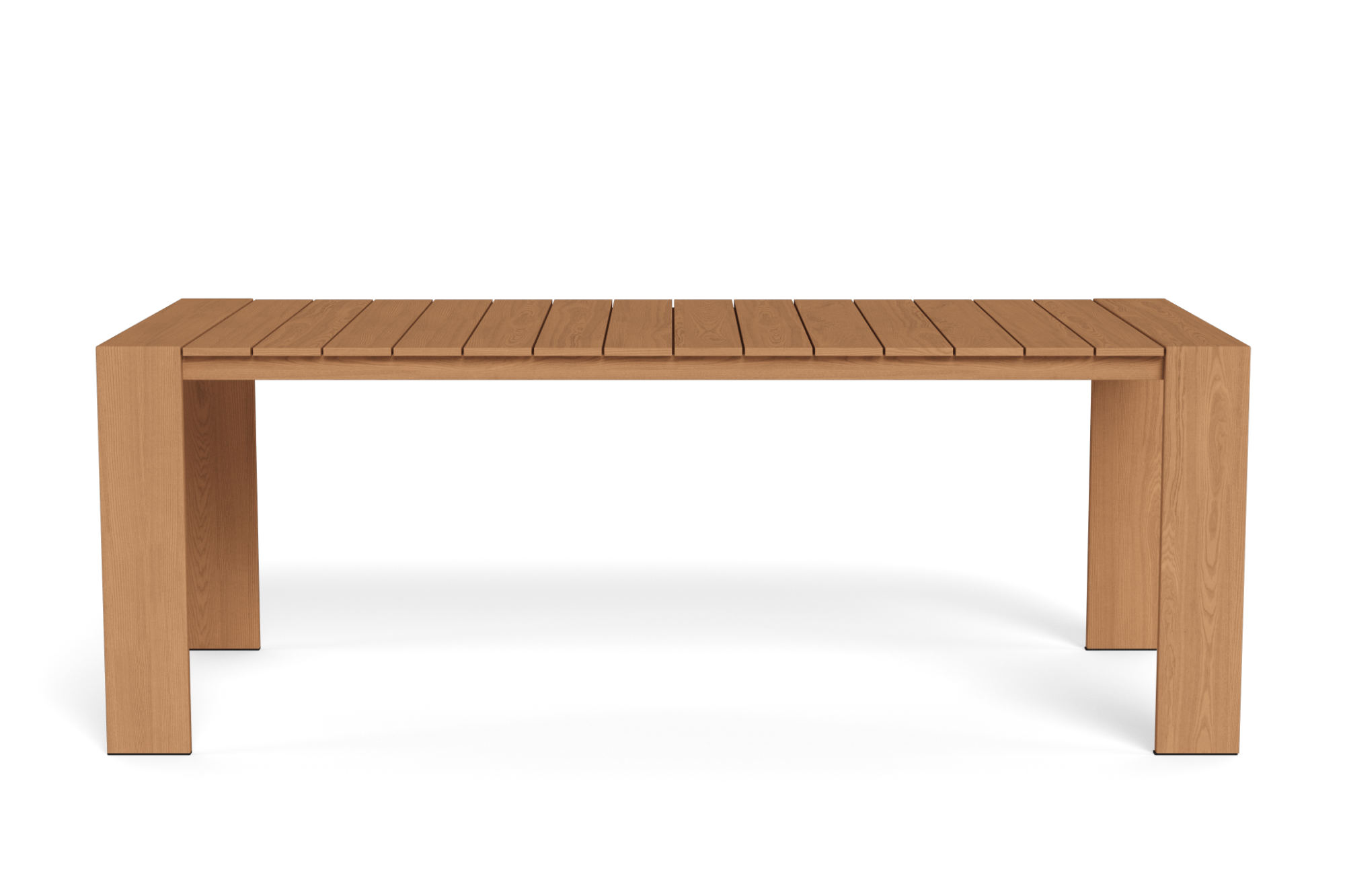 Valencia Ewan Teak 106" Outdoor Dining Table, Natural