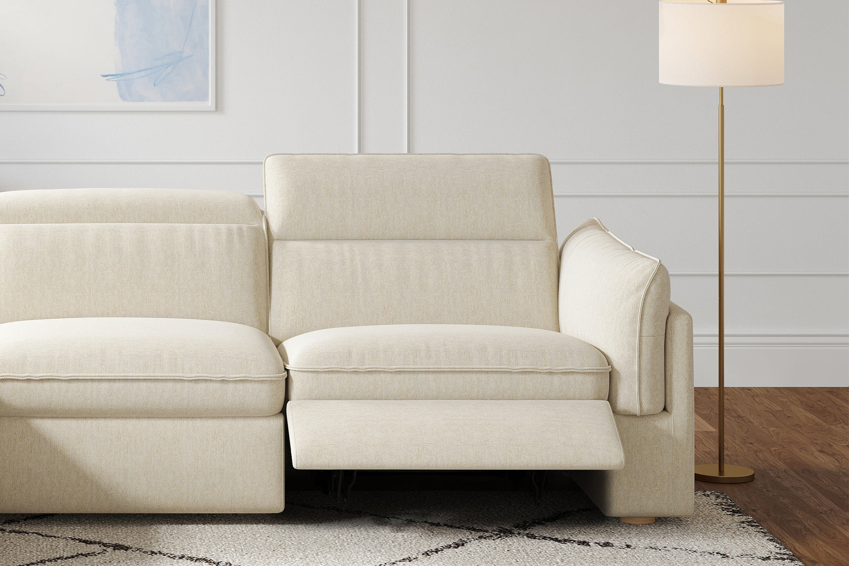 Fernanda Fabric Corner Sectional Sofa