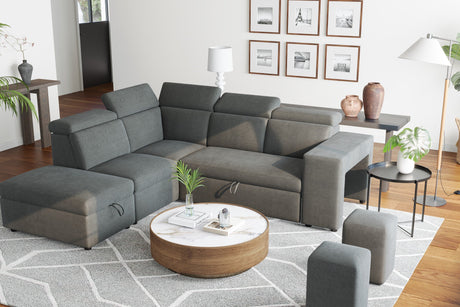 Finn Fabric Sectional Sofa Bed
