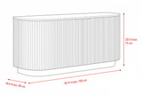 Flutra Wood Sideboard