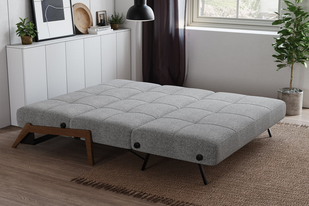Valencia Francesco Fabric Sofa Bed, Light Grey