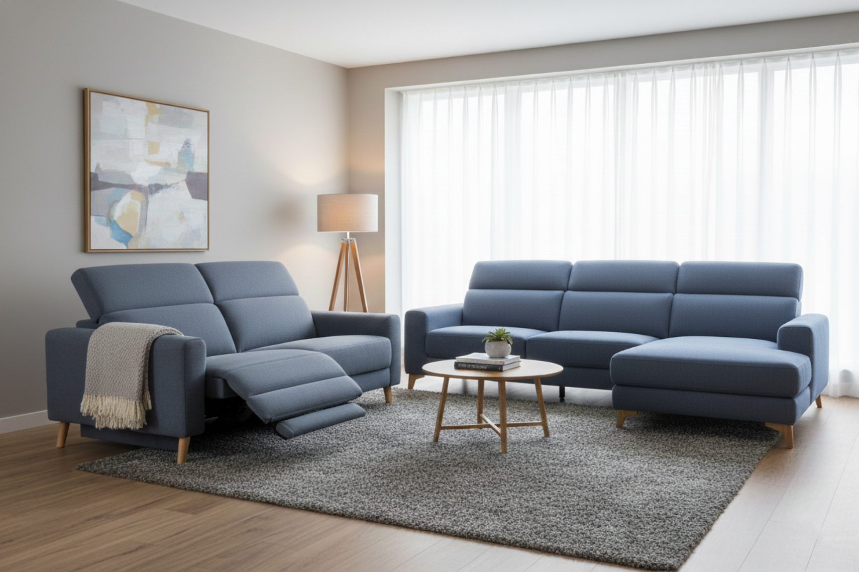 Freya Fabric Recliner Sofa