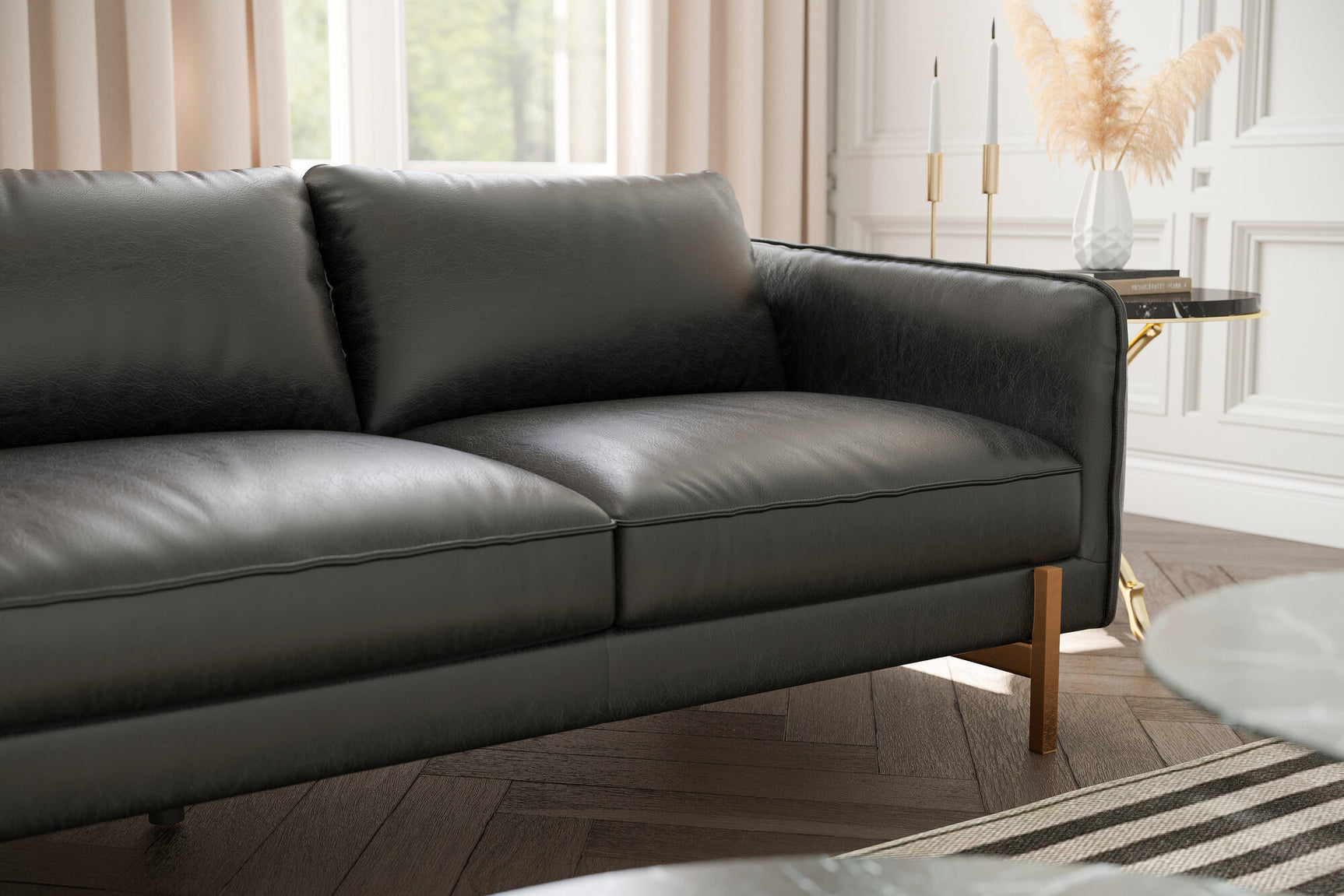 Gabriele Leather Sofa