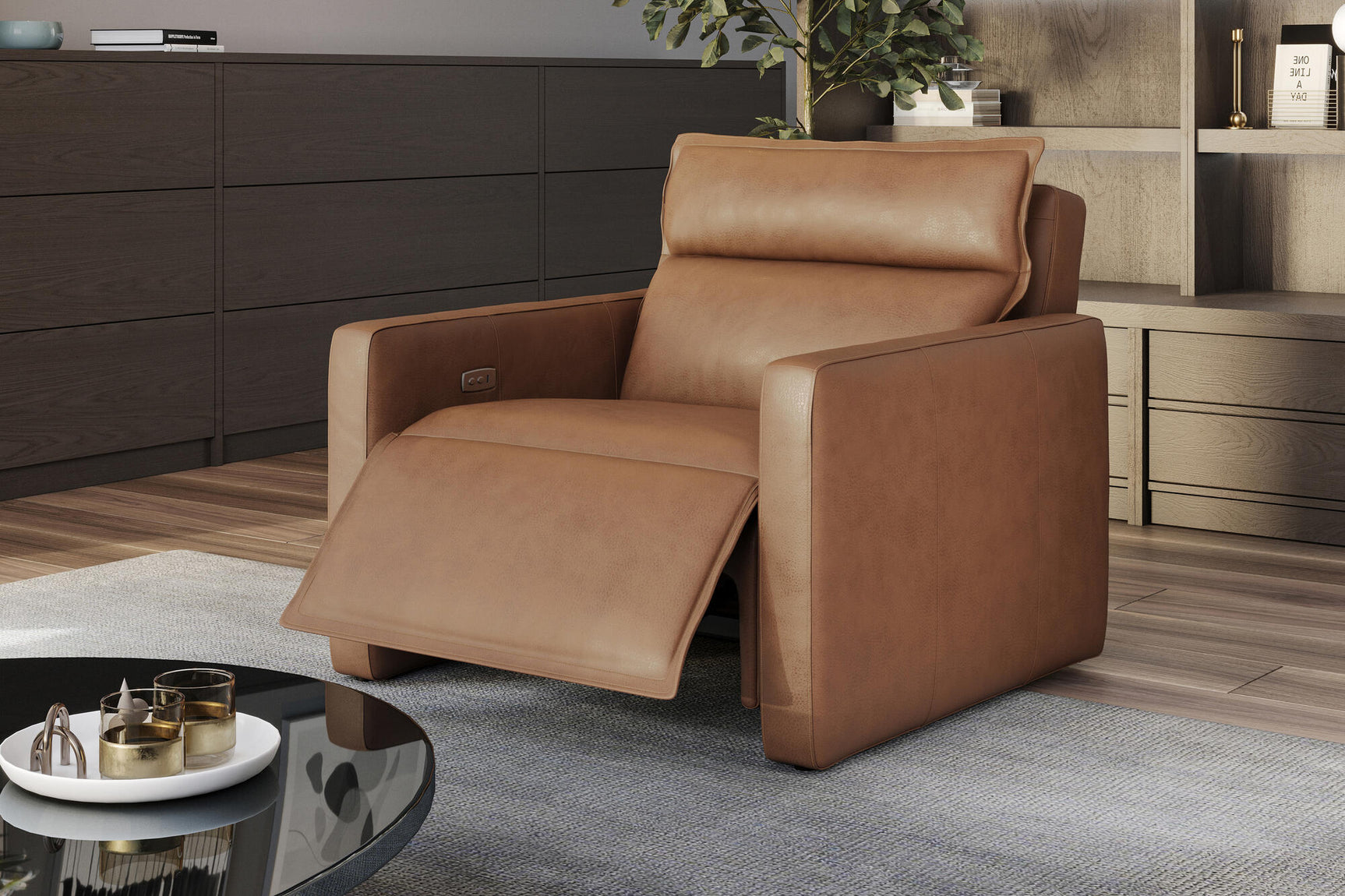Giovanni Leather Recliner Chair