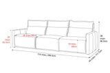 Giovanni Leather Dual Recliner Sofa