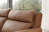 Giovanni Leather Dual Recliner Corner Sectional Sofa