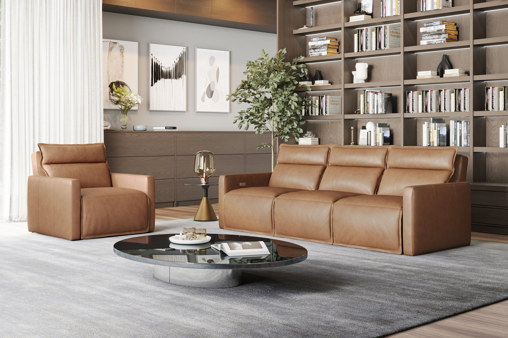 Giovanni Leather Recliner Chair