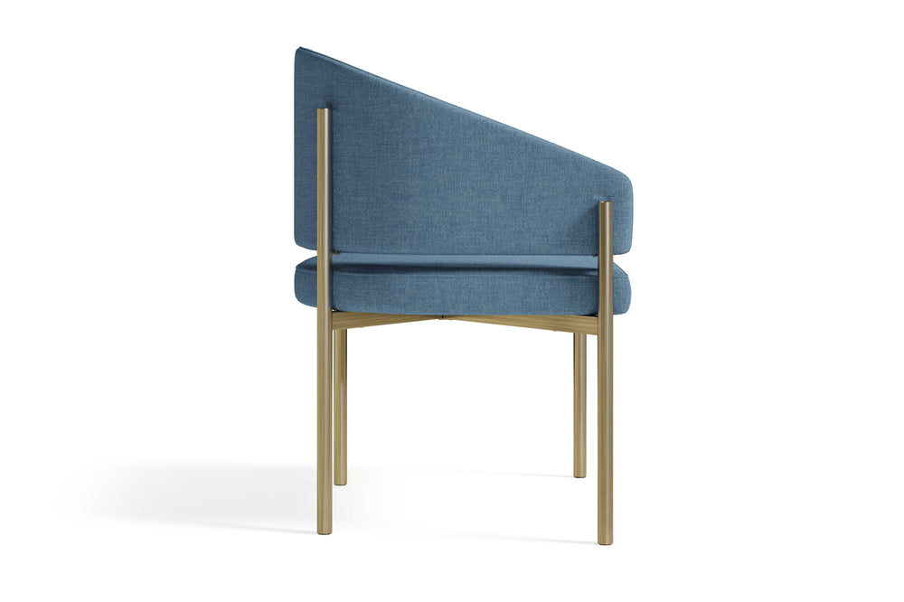 Valencia Giulietta Fabric Dining Chair, Blue