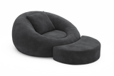 Grace Fabric Cuddle Seat with Footrest