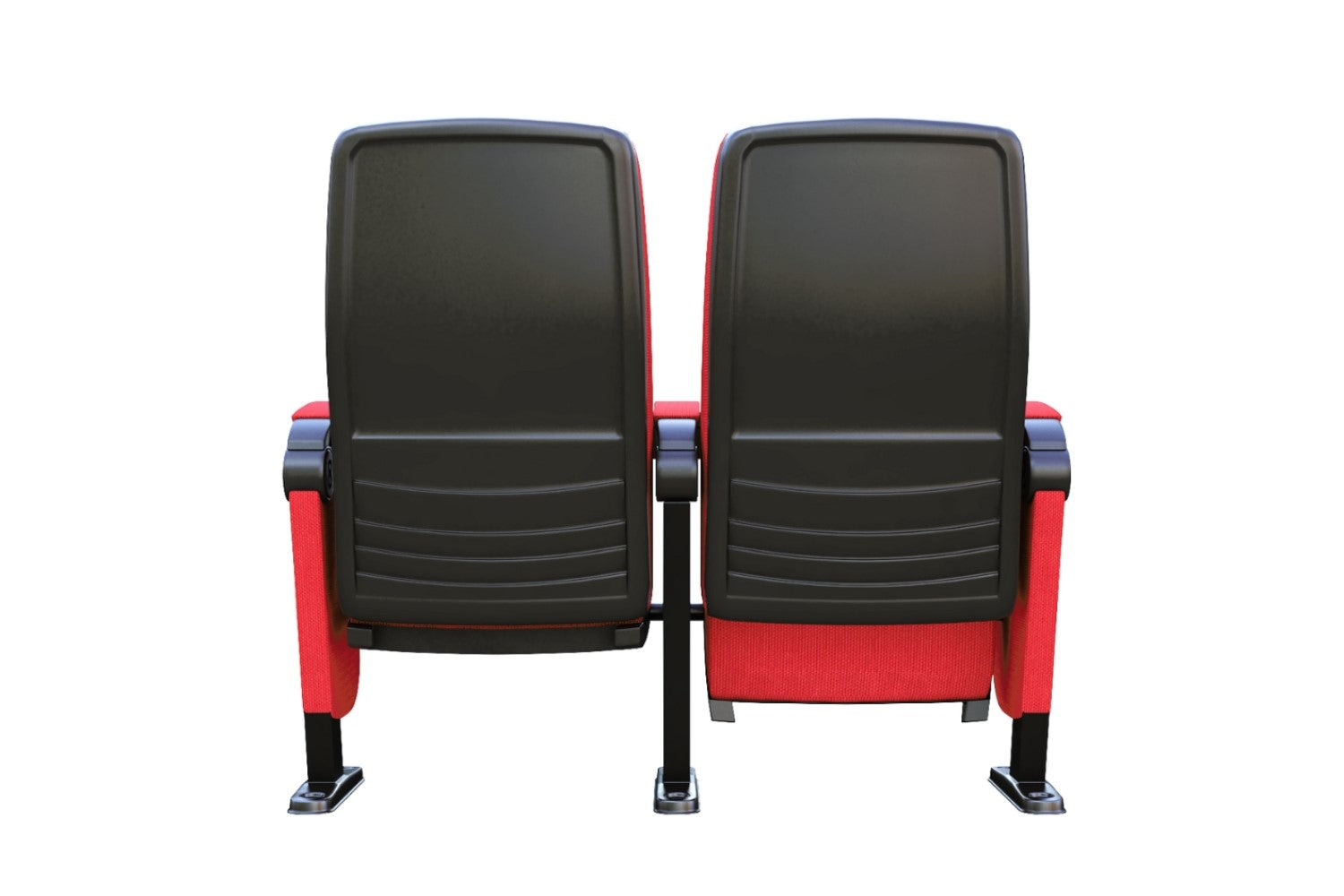 Valencia Gregory Fabric Commercial Cinema Auditorium Seats, Red