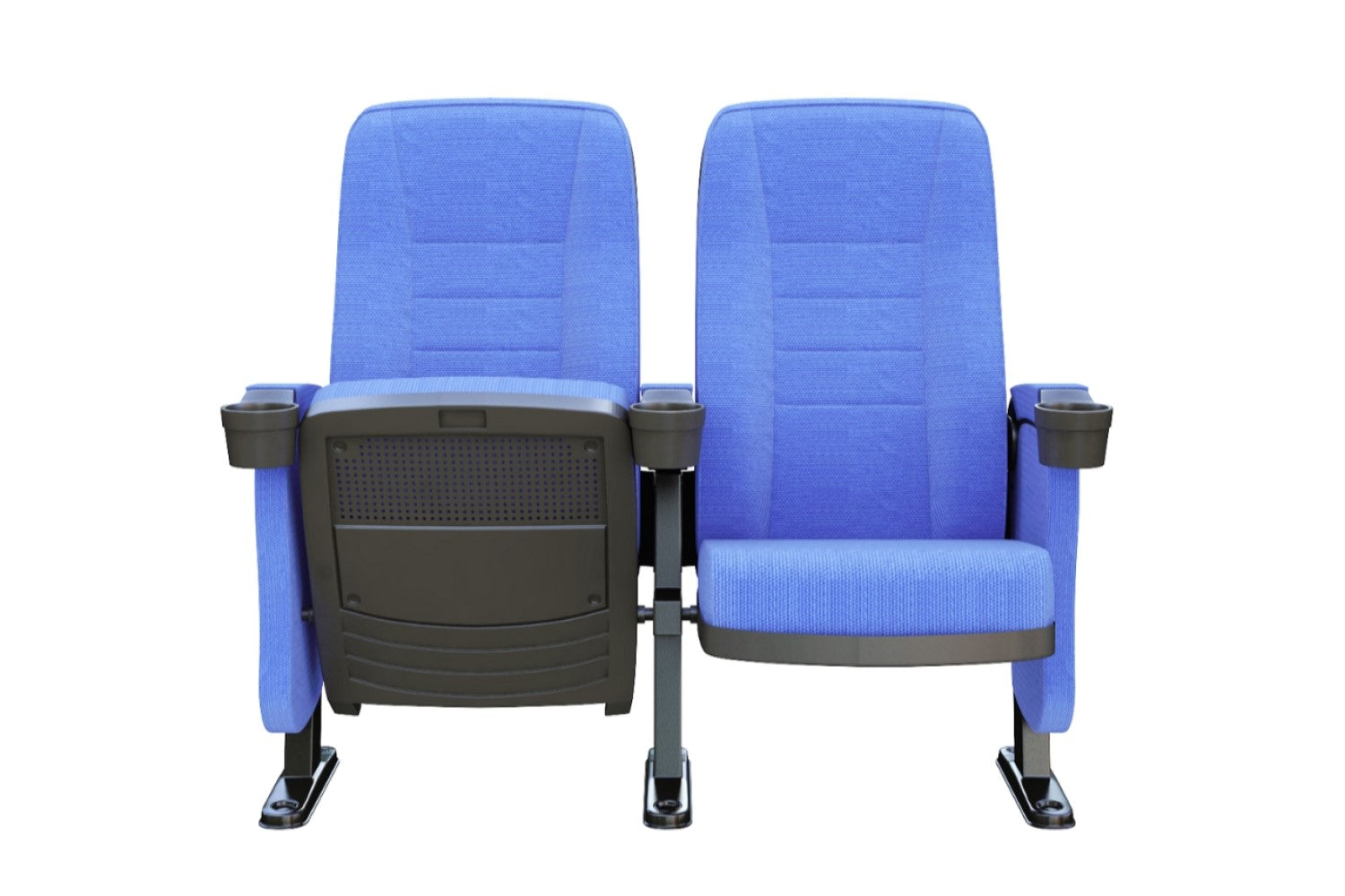 Valencia Gustavo Fabric Commercial Cinema Auditorium Seats, Blue