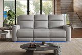Harbour Immersive Audio Leather Dual Recliner Sofa with Console