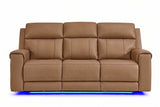 Harbour Immersive Audio Leather Dual Recliner Sofa with Heat & Massage & Ventilation