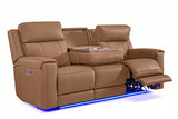 Harbour Immersive Audio Leather Dual Recliner Sofa with Heat & Massage & Ventilation