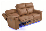 Harbour Immersive Audio Leather Dual Recliner Sofa with Heat & Massage & Ventilation
