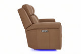 Harbour Immersive Audio Leather Dual Recliner Sofa with Heat & Massage & Ventilation