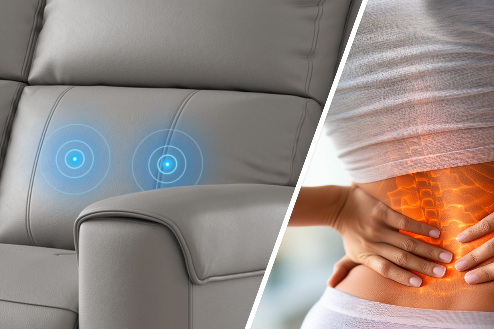 Harbour Immersive Audio Leather Dual Recliner Loveseat Sofa with Console