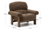 Hayden Fabric Armchair