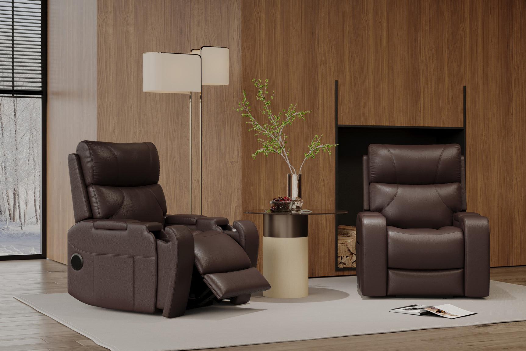 Ingrid Leather Heat & Massage & Ventilation Power Lift Recliner Chair