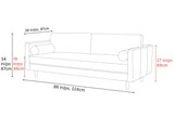 Isabella Leather Sofa