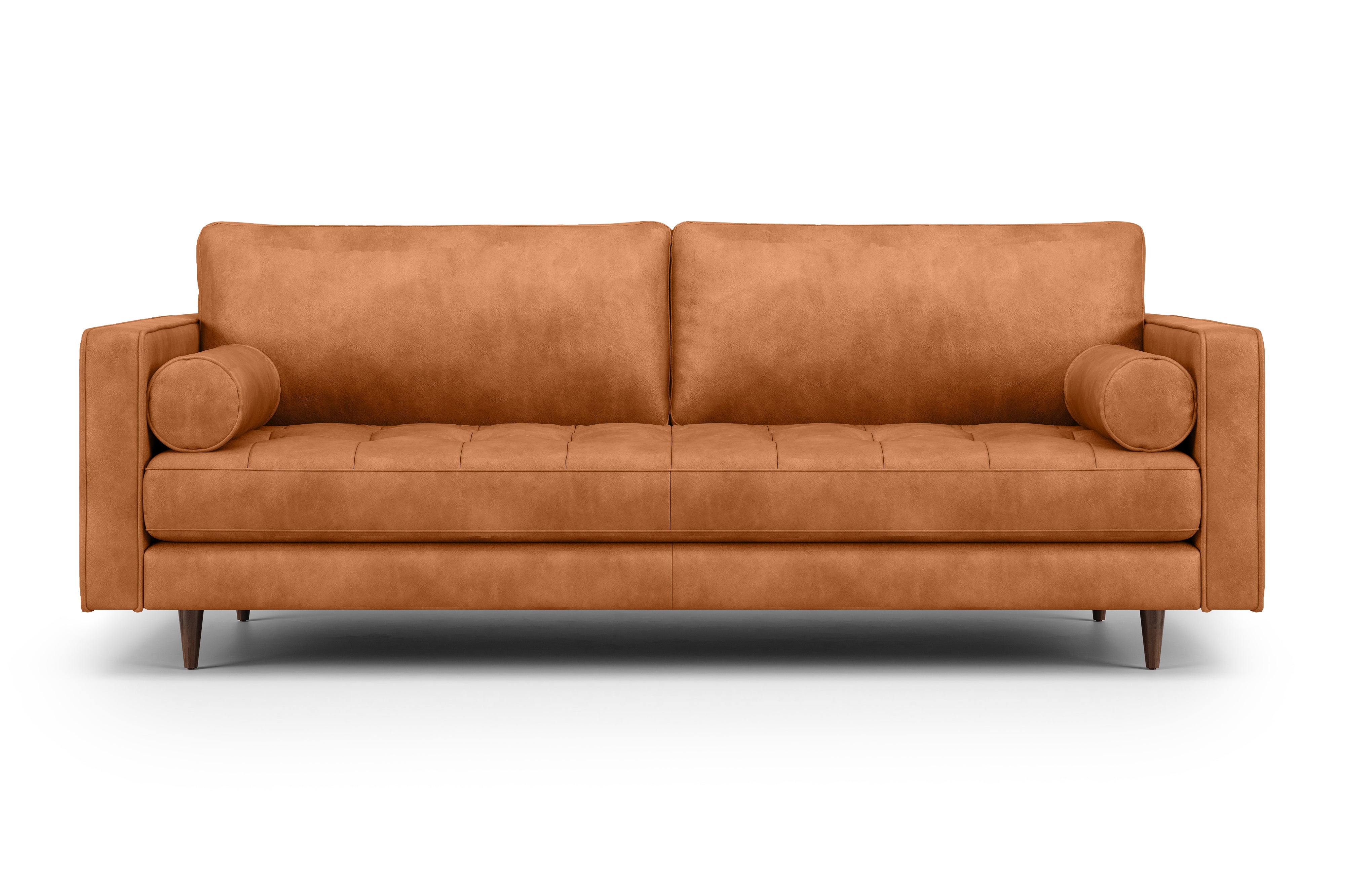 Isabella Leather Grande Sofa, Cognac