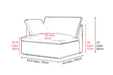 Isola Leather Theater Lounge Modular Sofa