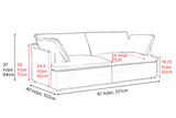 Isola Leather Theater Lounge Modular Sofa