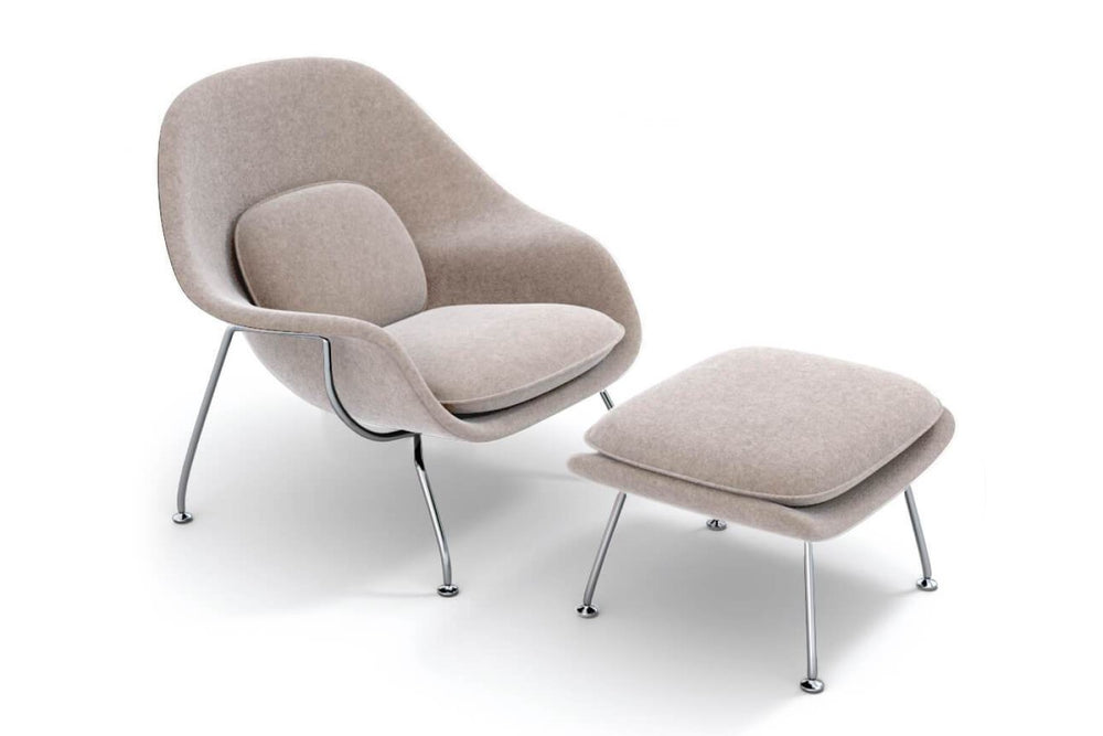 Valencia Aria Cashmere Accent Chair, Light Grey Color