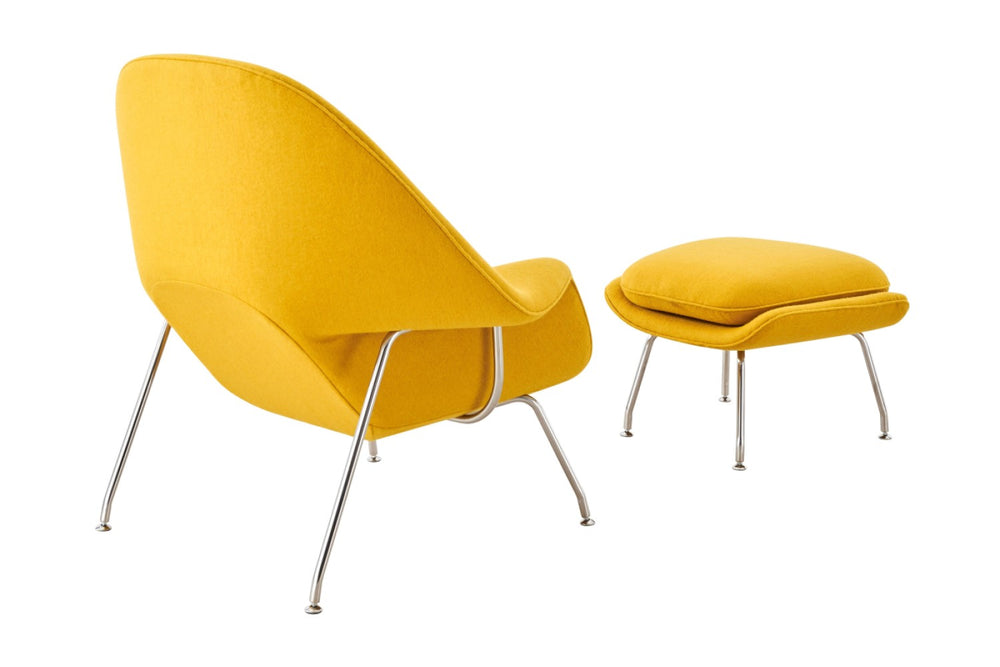 Valencia Aria Cashmere Accent Chair, Yellow Color