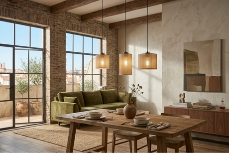 JUTE Natural Pendant Light 3