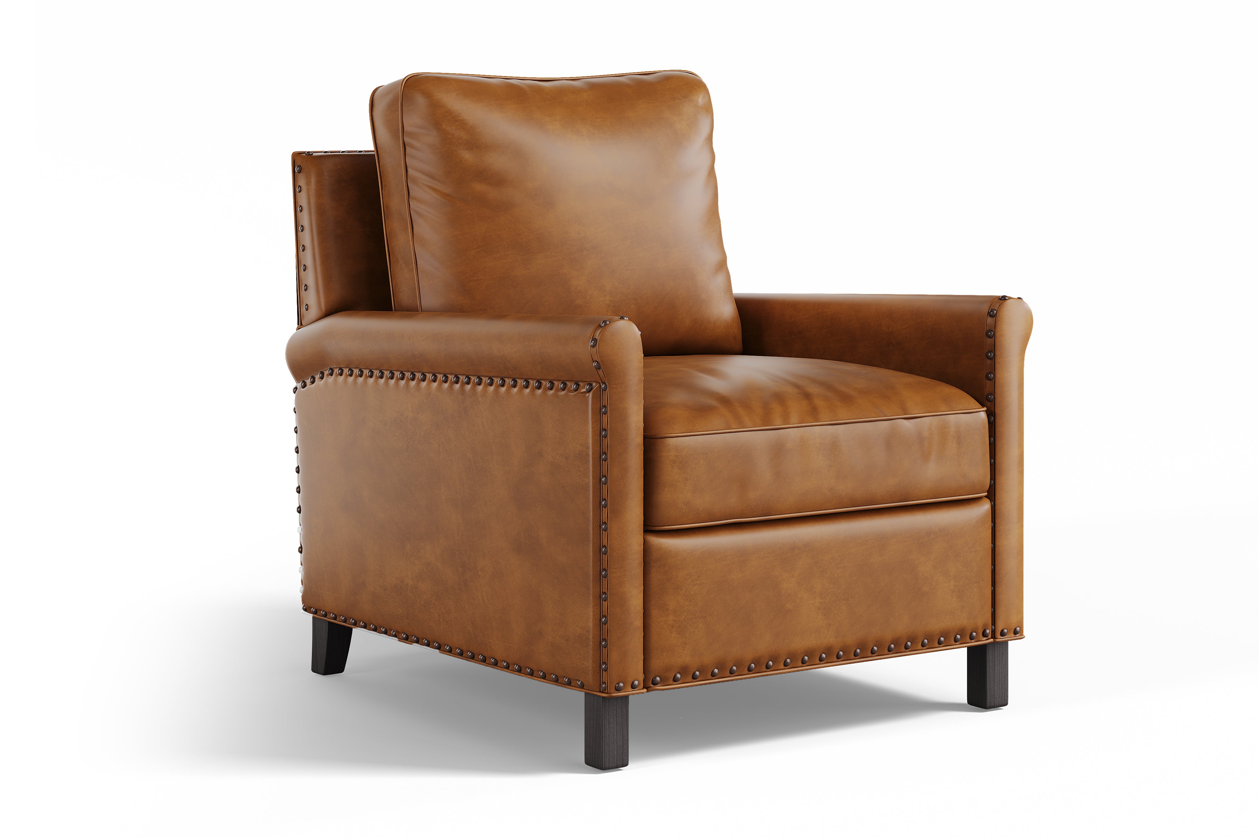 Valencia Jovany Top Grain Leather Recliner Chair, Brown