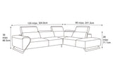 Juno Leather Sectional Sofa