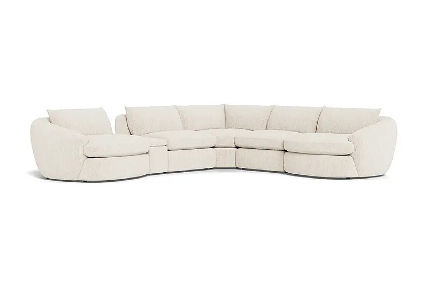 Valencia Kinsley Fabric Modular L-Shape Sofa, Beige