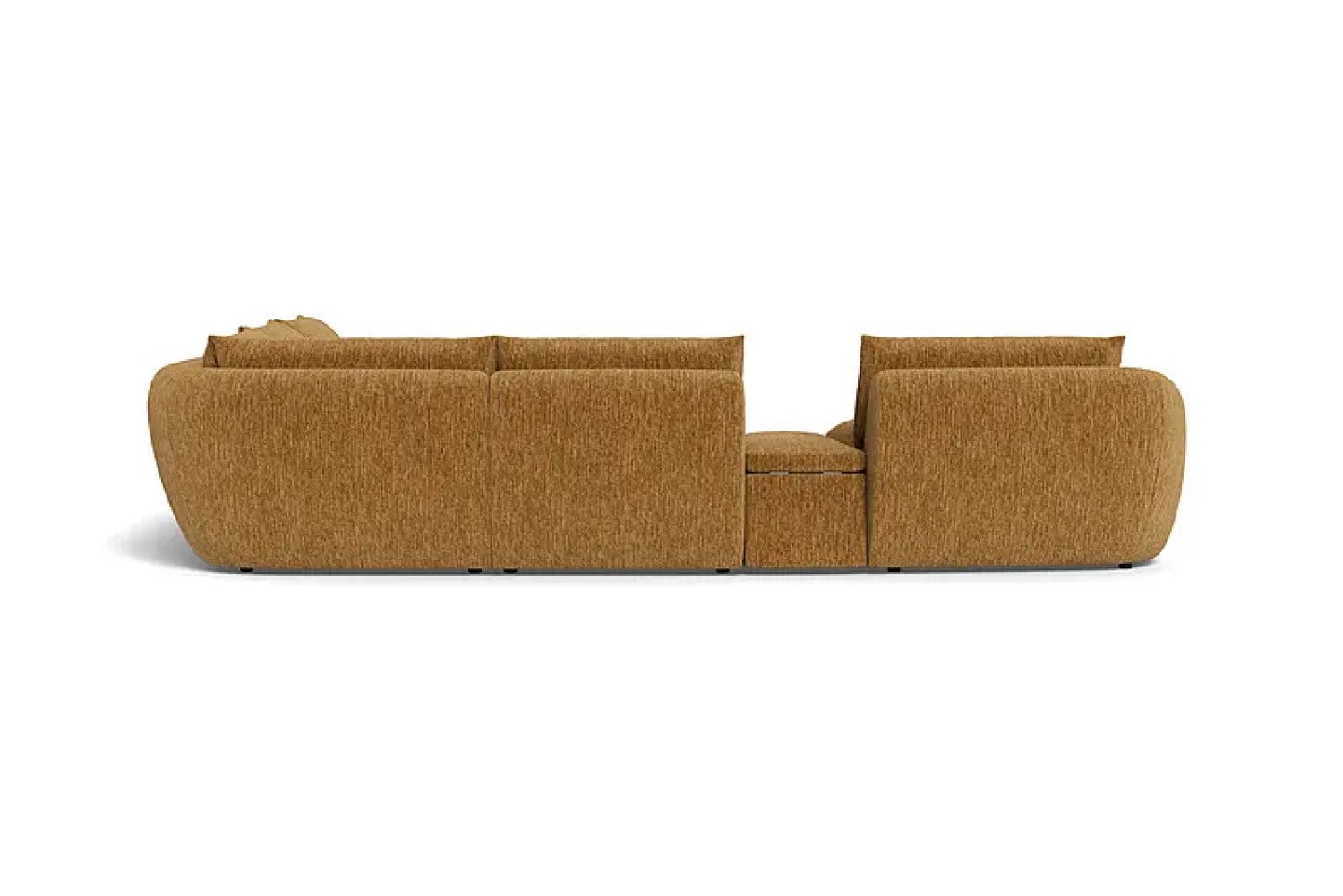 Valencia Kinsley Fabric Modular L-Shape Sofa, Tan