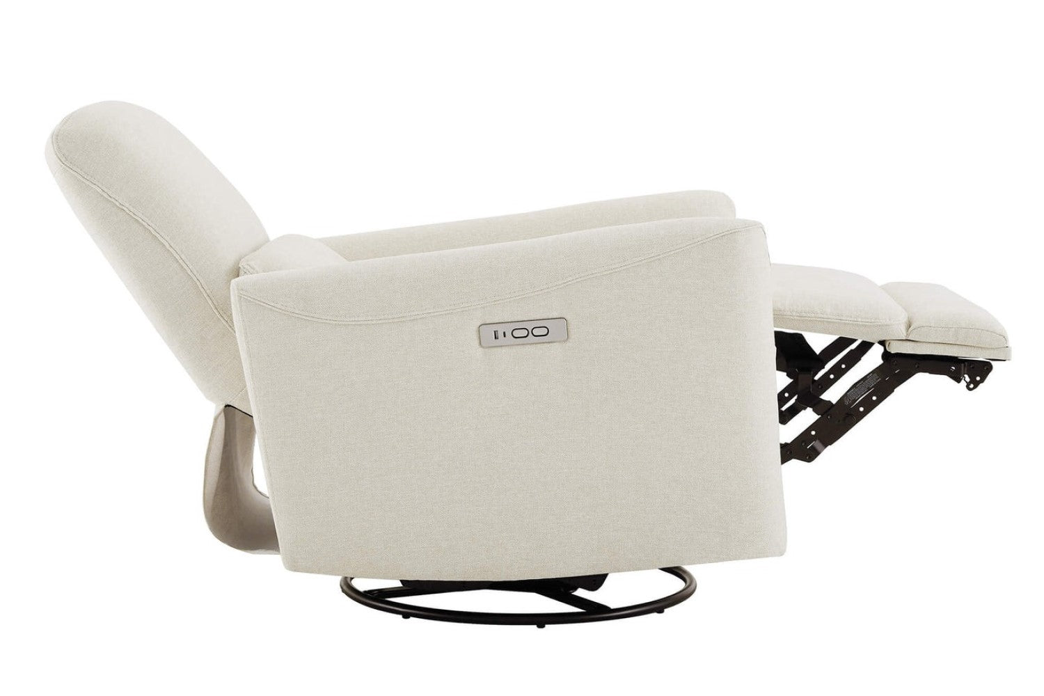 Kirstin Performance Fabric Swivel Recliner Chair
