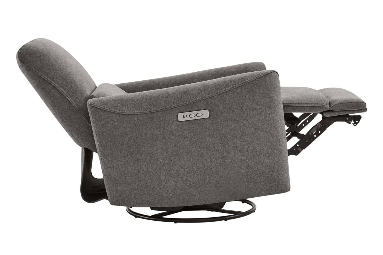 Kirstin Performance Fabric Swivel Recliner Chair