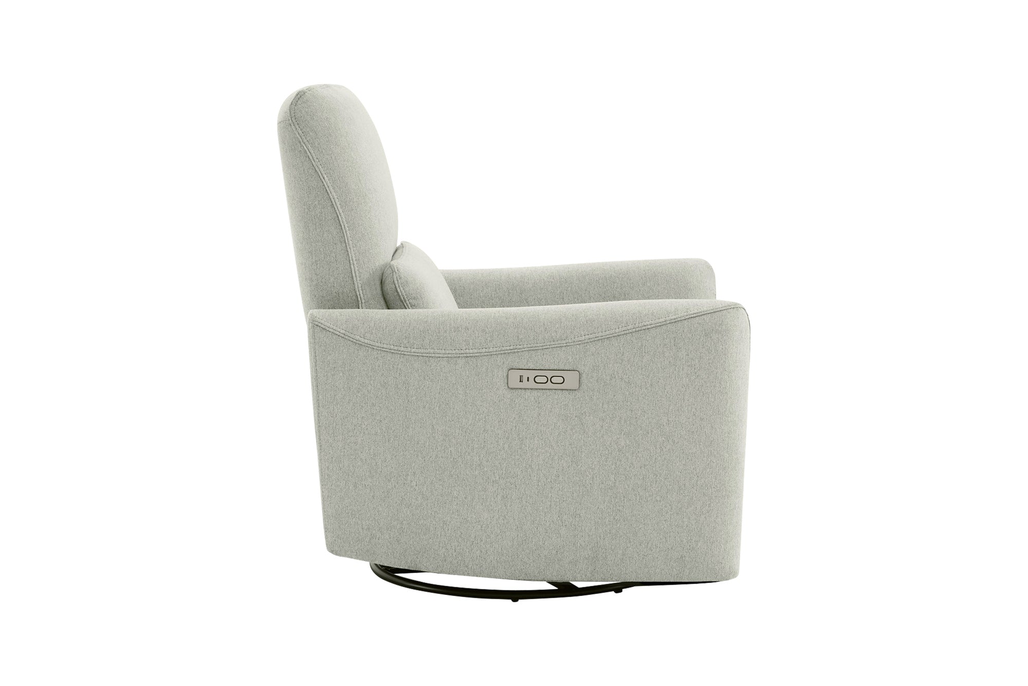 Kirstin Performance Fabric Swivel Recliner Chair