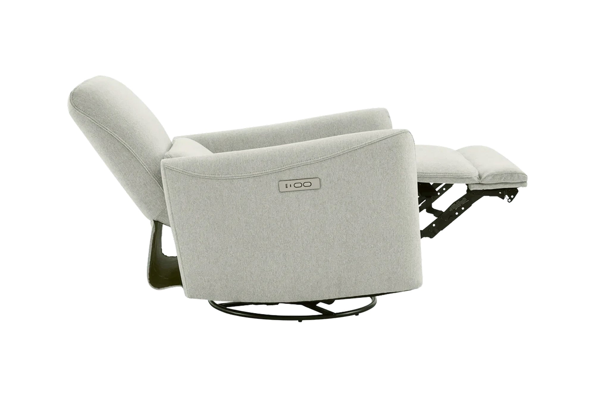 Kirstin Performance Fabric Swivel Recliner Chair