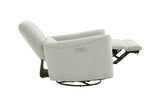 Kirstin Performance Fabric Swivel Recliner Chair