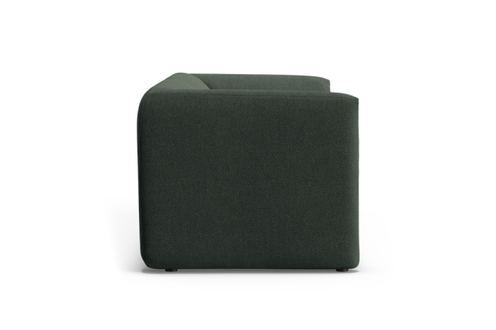 Valencia Kyra Fabric 3 Seater Wide Sofa, Olive Green