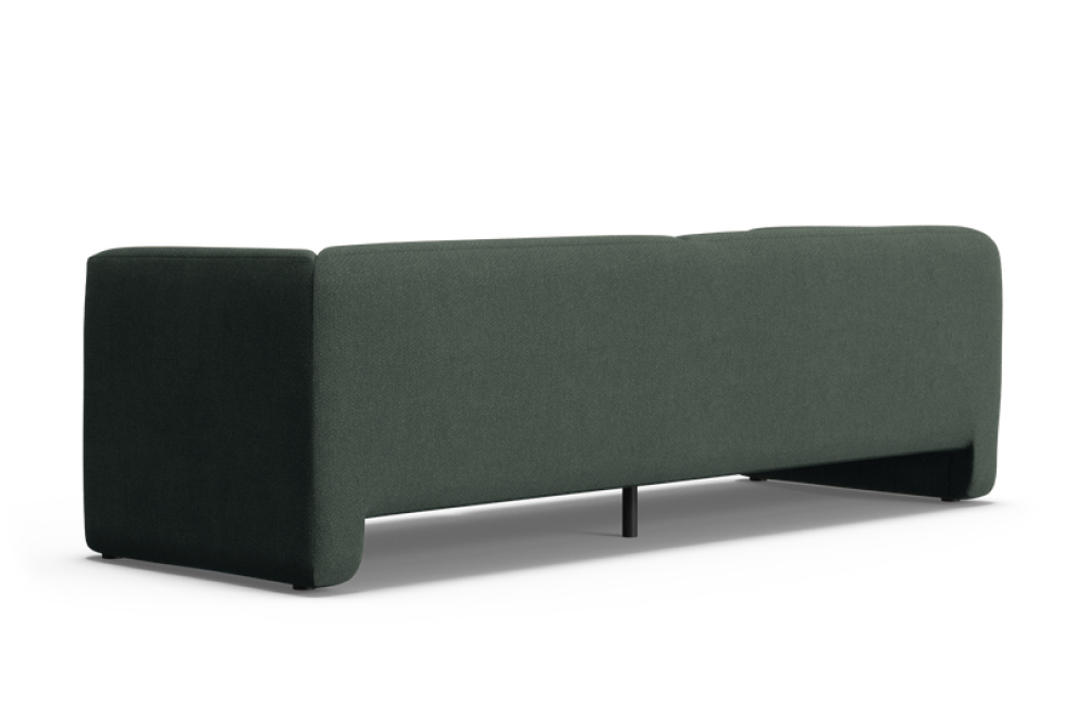 Valencia Kyra Fabric 4 Seater Wide Sofa, Olive Green