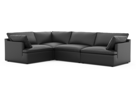 Isola Leather Theater Lounge Modular Sofa