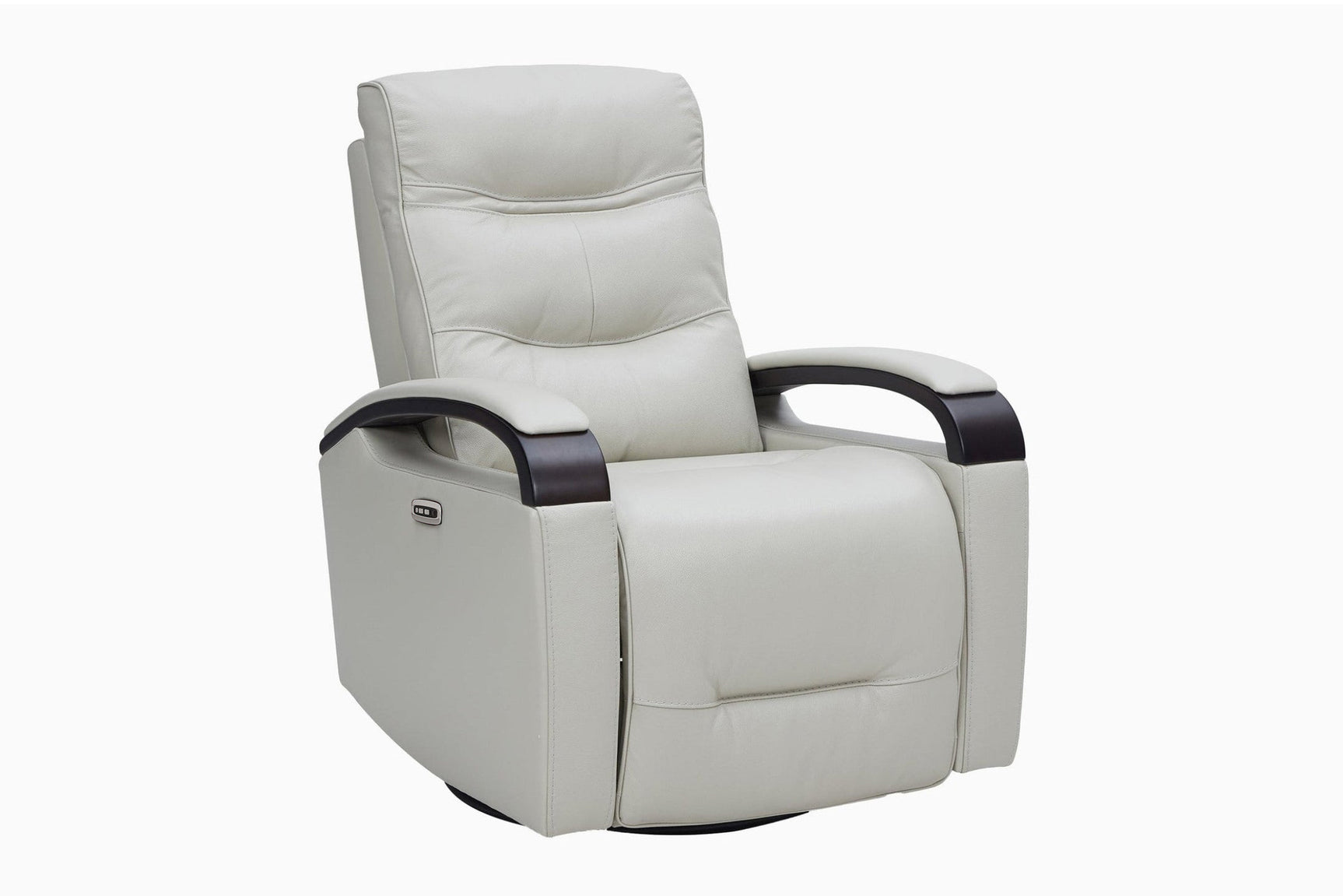 Laisha Leather Swivel Recliner Chair