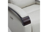 Laisha Leather Swivel Recliner Chair