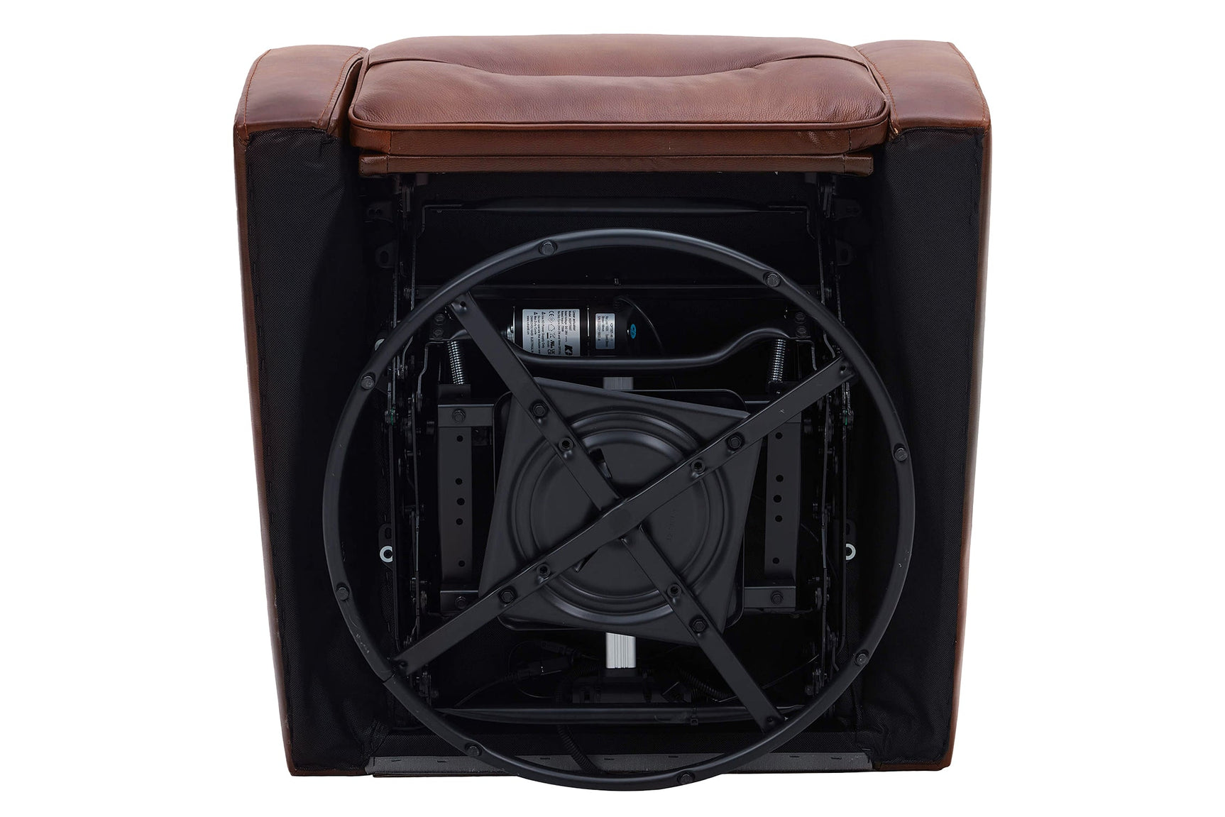 Laisha Leather Swivel Recliner Chair