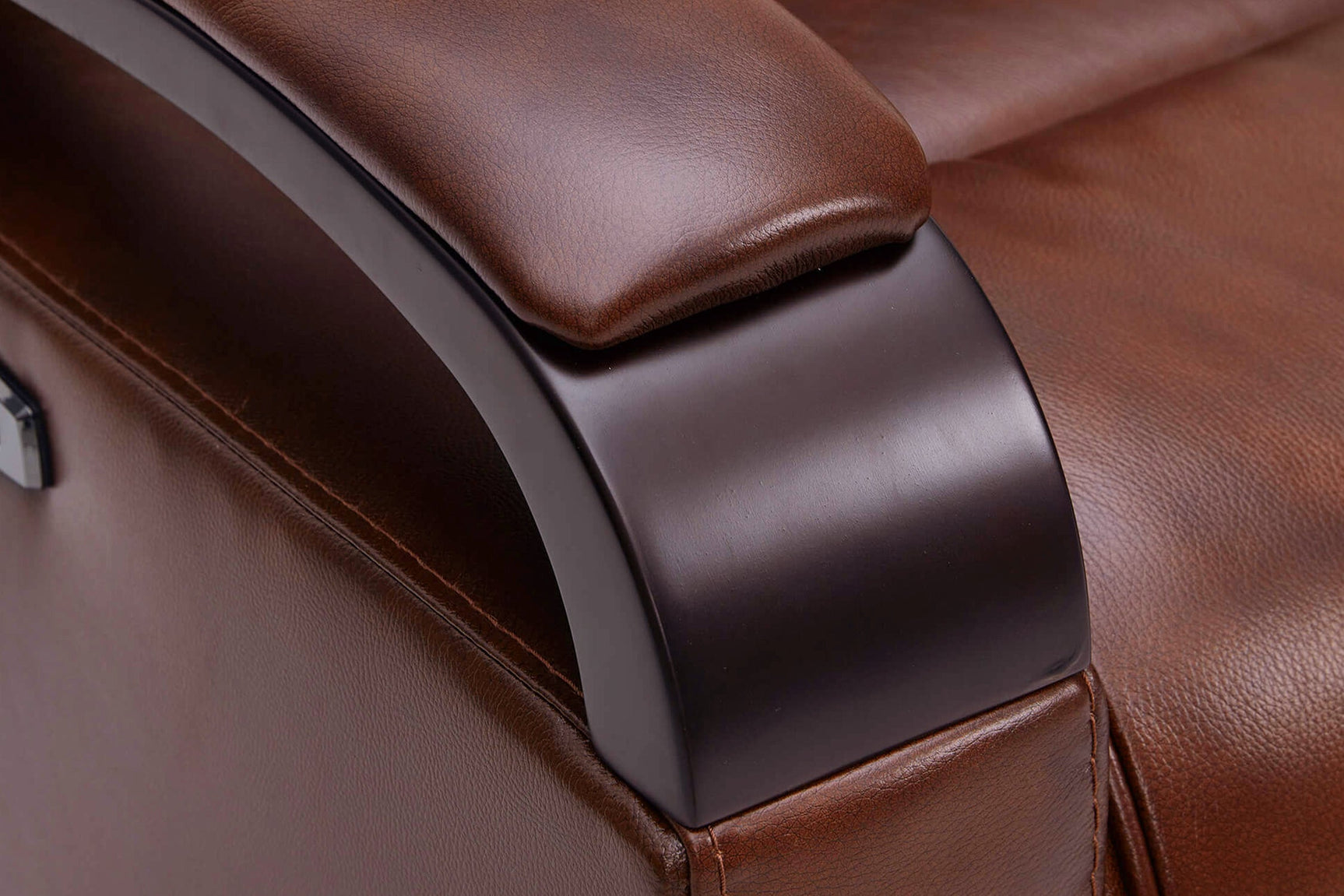 Laisha Leather Swivel Recliner Chair