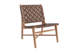 Lauren Leather & Wood Accent Chair